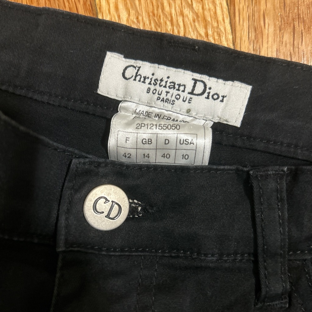 Dior Oriental Black Pants with embroidery - Authentic and Rare